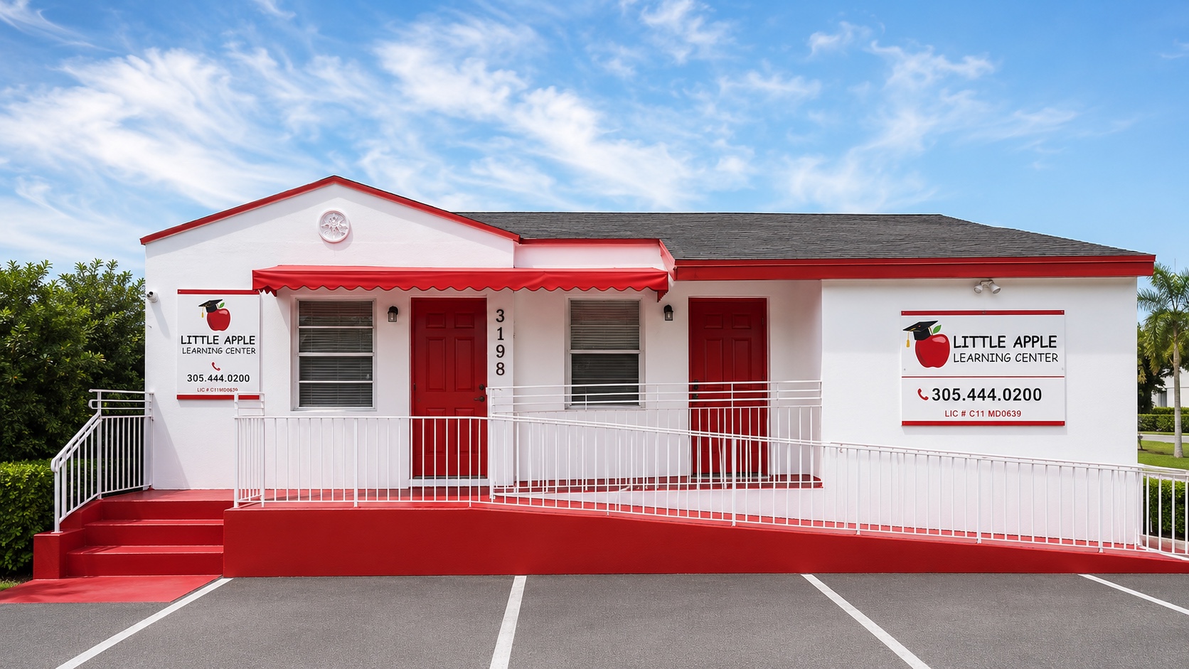 Exterior of Little Apple Learning Center
