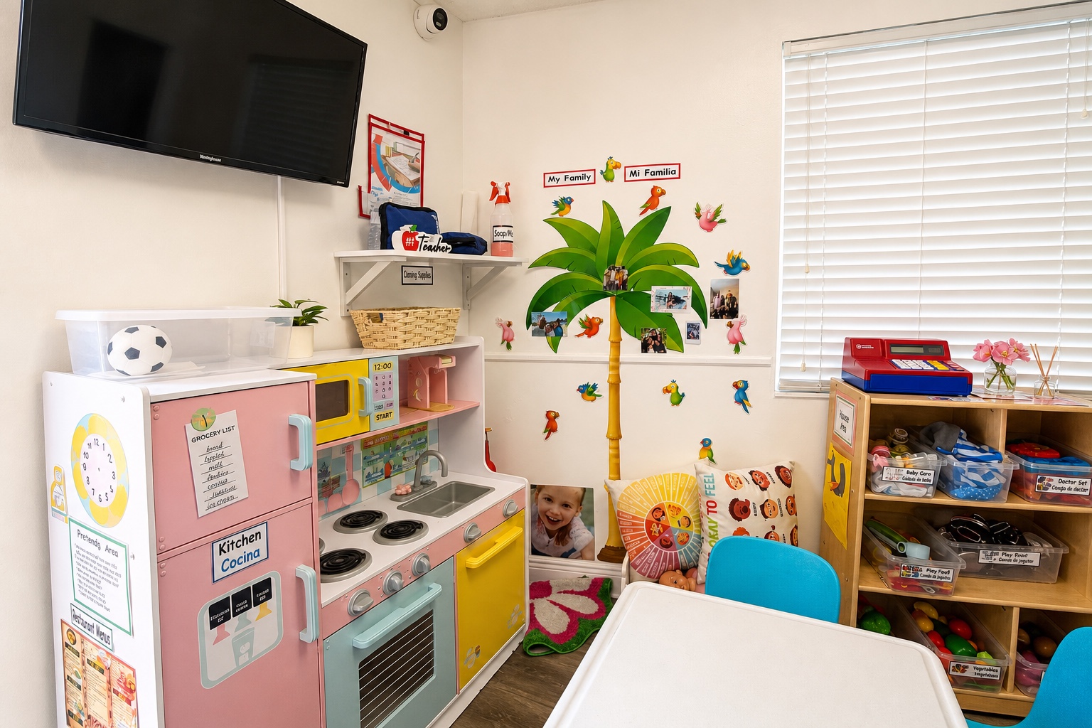 Dramatic-play area at Little Apple Location 1
